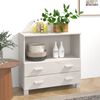 vidaXL Sideboard HAMAR White 85x35x80 cm Solid Wood Pine