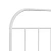 vidaXL Metal Replace Headboard White 75 cm
