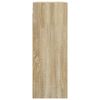 vidaXL Hanging Wall Cabinet Sonoma Oak 69.5x32.5x90 cm