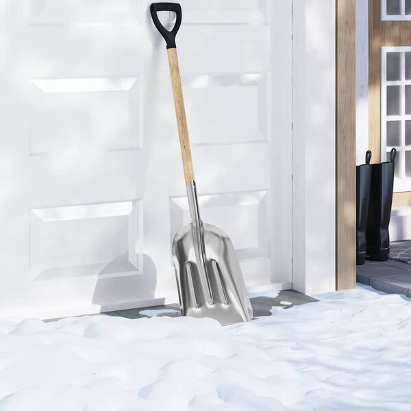 vidaXL Shovel Silver 29 x 122 cm Aluminum