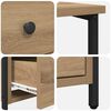 vidaXL Bedside Cabinet Artisan oak 30 x 60 x 60 cm Engineered wood