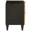 vidaXL Bedside Cabinet 2 pcs Black and Gold 40 x 33.5 x 46 cm