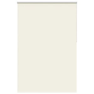 vidaXL Roller Blind Blackout Off White 160x230 cm Fabric Width 156.6 cm Polyester