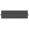vidaXL Wall Shelf 2 pcs Grey 60x11.5x18 cm Engineered Wood
