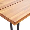 vidaXL Garden Table with Hairpin Legs 160x80x75 cm Solid Acacia Wood