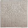 vidaXL Indoor Rug GALATI Beige 240 x 240 cm Polyester