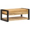 vidaXL Coffee Table 90x50x38 cm Solid Rough Wood Mango