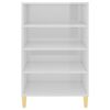 vidaXL Sideboard High Gloss White 57x35x90 cm Engineered Wood