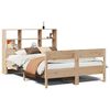 vidaXL Bookcase Bed without Mattress 120x200cm Solid Wood Pine