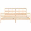 vidaXL Bed Frame without Mattress Super King Size Solid Wood