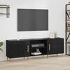 vidaXL TV Cabinet Black oak 150 x 30 x 50 cm Engineered wood