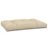 vidaXL Pallet Cushion Beige 120x80x12 cm Fabric