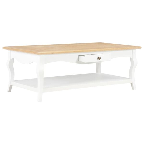 vidaXL Coffee Table White 110x60x40 cm MDF