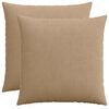 vidaXL Cushion Cover 2 pcs HEERLEN Brown 70 x 70 cm Corduroy