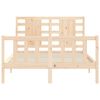 vidaXL Bed Frame without Mattress Small Double Solid Wood Pine