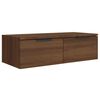 vidaXL Wall Cabinets 2 pcs Brown Oak 68x30x20 cm Engineered Wood