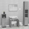 vidaXL Bathroom Furniture Set Grey Sonoma Engineered Wood