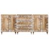 vidaXL Sideboards 3 pcs 60x33.5x75 cm Solid Wood Mango