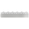 vidaXL Lawn Edgings 20 pcs 103 x 0.05 x 22 cm Galvanised Steel Silver