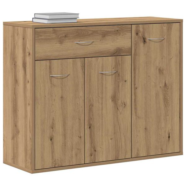 vidaXL Sideboard Artisan Oak 88x30x70 cm Engineered Wood