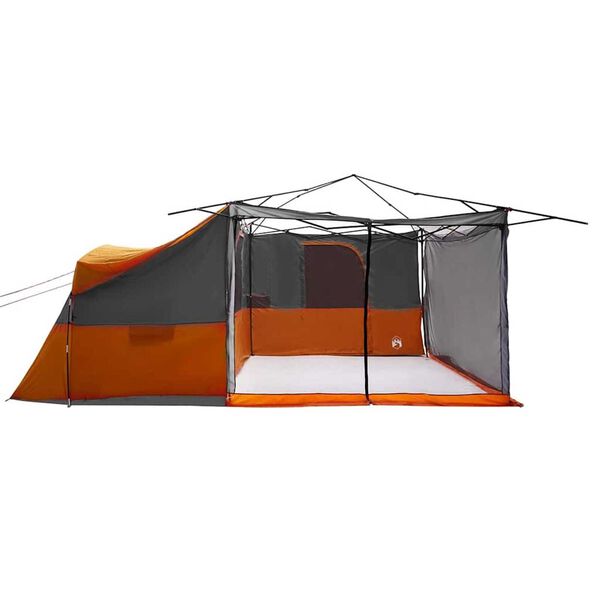 vidaXL Inner Tent with Roof Grey and Orange 520 x 520 x 190 cm Taffeta