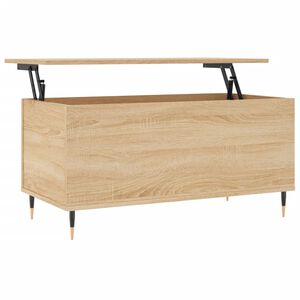 vidaXL Coffee Table Sonoma Oak 90x44.5x45 cm Engineered Wood