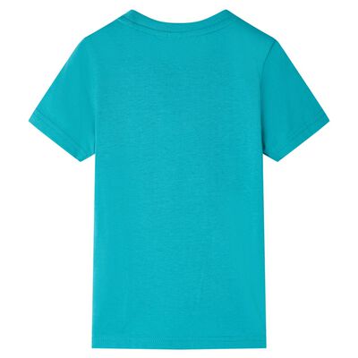 Kids' T-shirt with Short Sleeves Dark Mint 92
