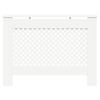 vidaXL Radiator Cover White 112x19x81.5 cm MDF