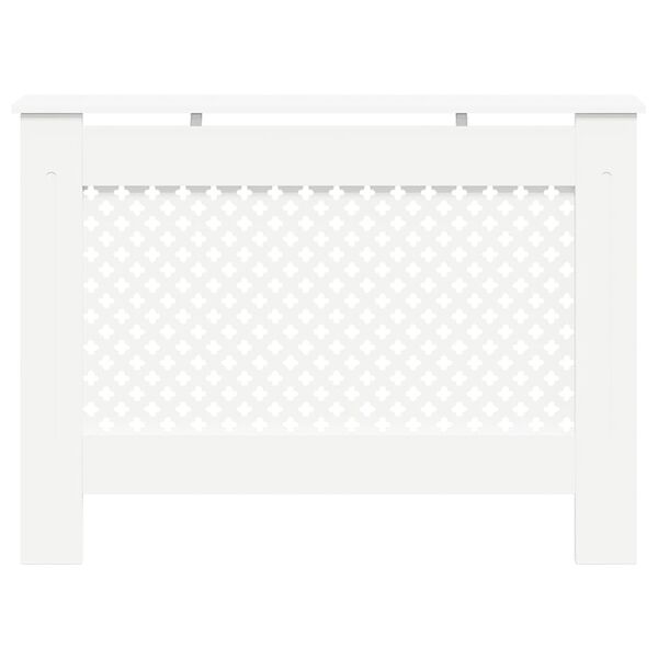 vidaXL Radiator Cover White 112x19x81.5 cm MDF