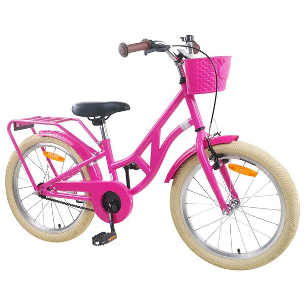 vidaXL Kids Bike 20'' for 6-11 Years Old Dark Pink