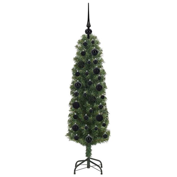 vidaXL Artificial Christmas Tree with 150 LEDs with Stand Green 120 cm