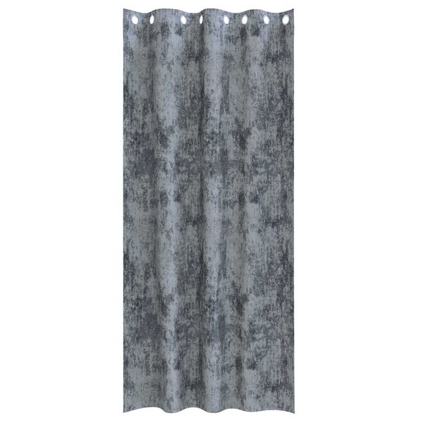 vidaXL Velvet Curtains 2 pcs Silver Grey 245 x 140 cm Velvet