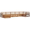 vidaXL Outdoor Sofa Set 7 pcs Natural