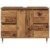 vidaXL Bathroom Cabinet Old Wood 80x33x60 cm Engineered Wood