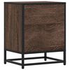 vidaXL Bedside Cabinet Brown Oak 40x31x50 cm Engineered Wood