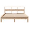 vidaXL Bed Frame without Mattress 140x190 cm Solid Wood Pine