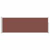 vidaXL Patio Retractable Side Awning 100x300 cm Brown