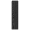 vidaXL Radiator Cover Black Oak 78 x 20 x 82 cm Engineered Wood