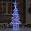 vidaXL Christmas Tree with 240 LEDs Blue 180 cm Acrylic