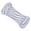 vidaXL Multipurpose Utility Rope 3 mm 50 m White and Blue PP