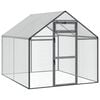 vidaXL Bird Cage Anthracite 181.5 x 221 x 173.5 cm Welded Wire Mesh