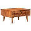 vidaXL Coffee Table 68x68x38 cm Solid Acacia Wood
