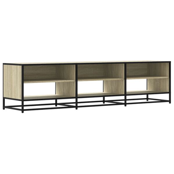 vidaXL TV Cabinet Sonoma Oak 180x40x46 cm Engineered Wood