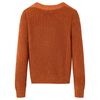 Kids' Sweater Knitted Cognac 140