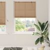 vidaXL Roller Blind with Curtains Manual Brown 110 x 220 cm Bamboo