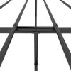 vidaXL Metal Bed Frame without Mattress with Footboard Black 120x200cm