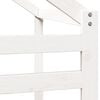 vidaXL Kids' Bed Roof White 198x87x113 cm Solid Wood Pine