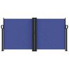 vidaXL Retractable Side Awning Blue 120x1000 cm