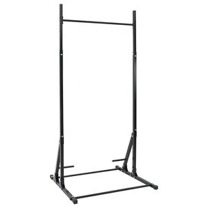 vidaXL Pull-Up Bar Station Manual Black 101 x 102 x 235 cm