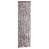 vidaXL Insect Curtain Brown and White 56x185 cm Chenille